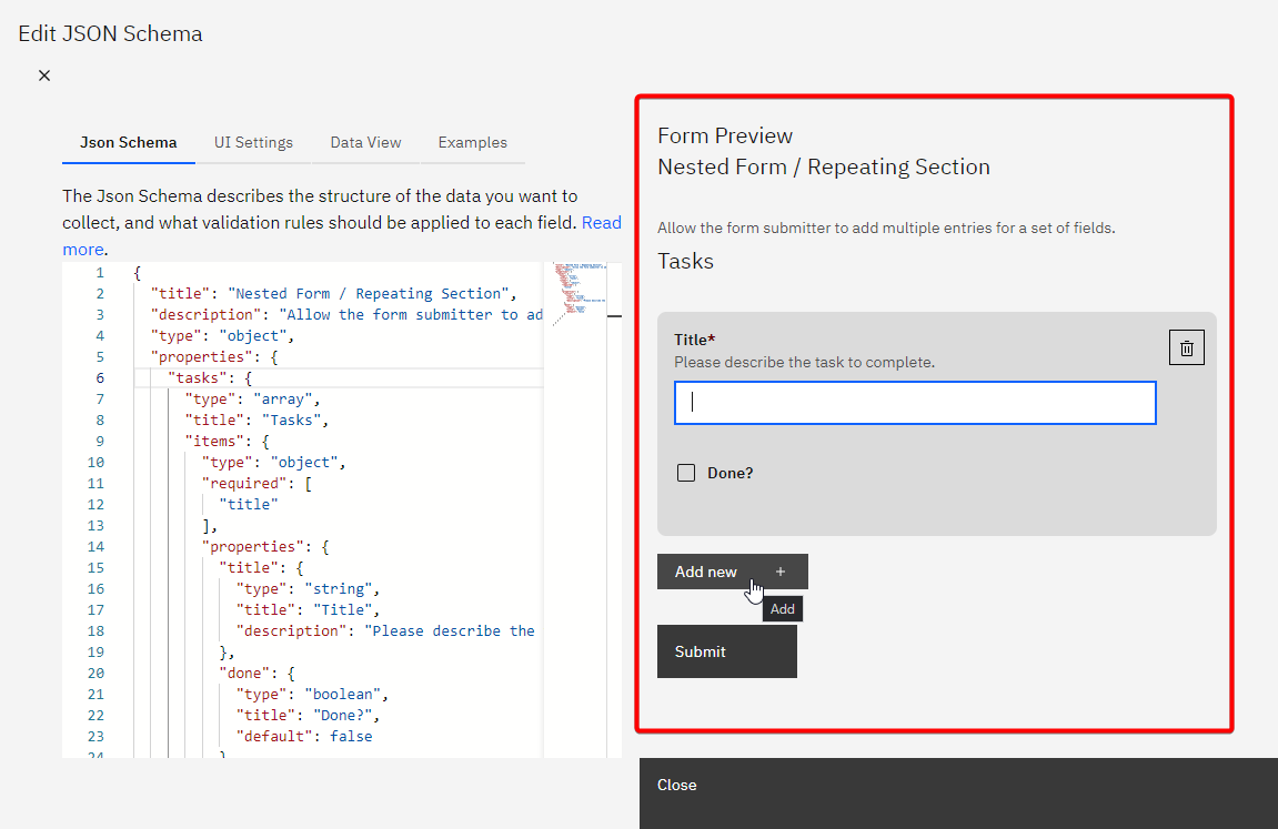 Nested Forms